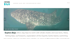Desktop Screenshot of explorabaja.com